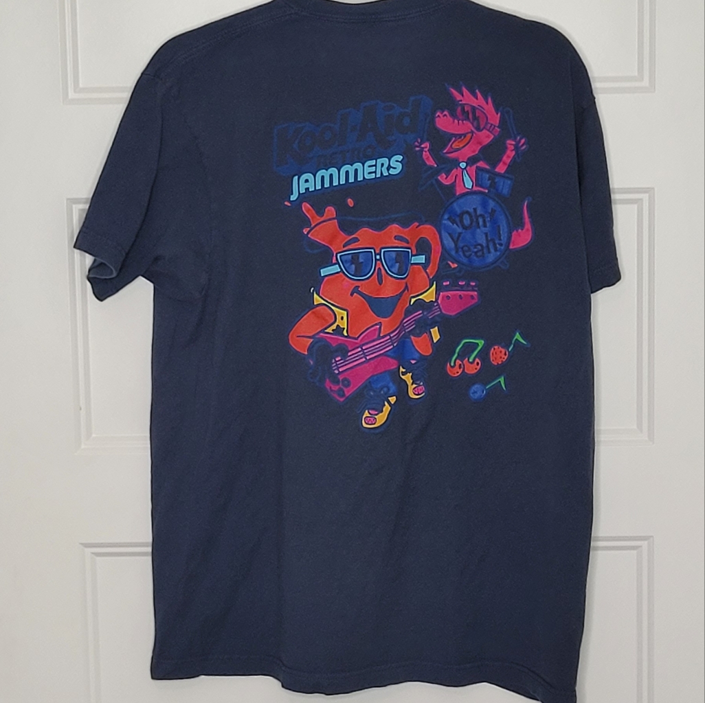 Kool-Aid Oh Yeah Retro Jammers Logo Mens Large T-Shirt